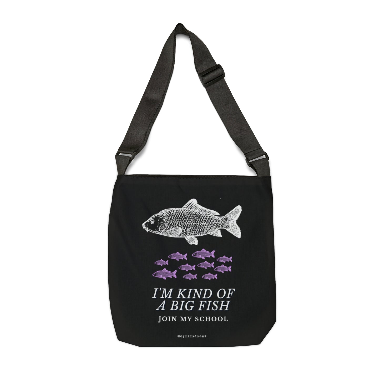 Big Little Fish Adjustable Tote Bag