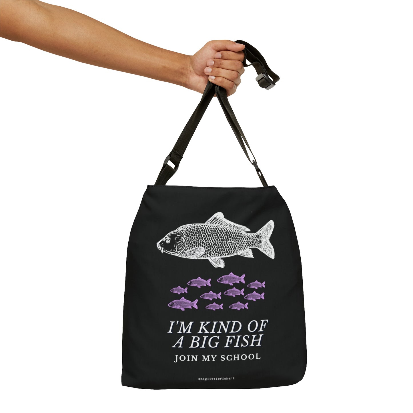Big Little Fish Adjustable Tote Bag